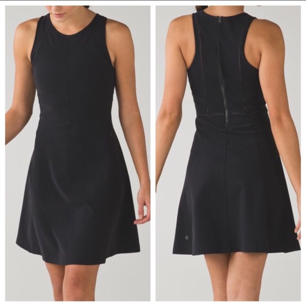 Lululemon &go 'Til Dawn Dress Black